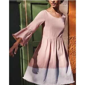 Anthropologie‎ Holding Horses Lilibet Dip Dye Dress Sz 4